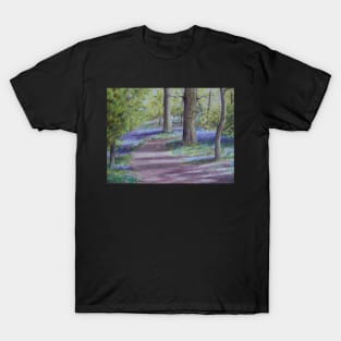 Walk through bluebell woods T-Shirt